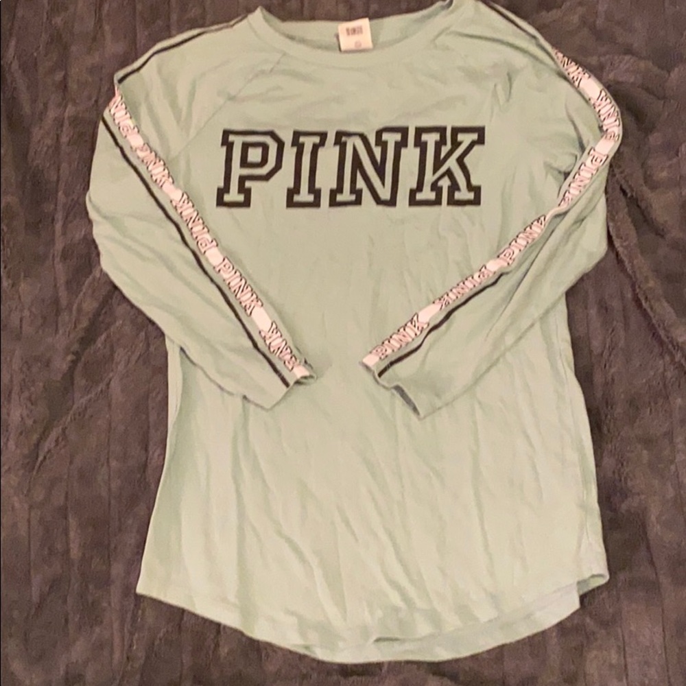 PINK 3/4 length sleeved tee